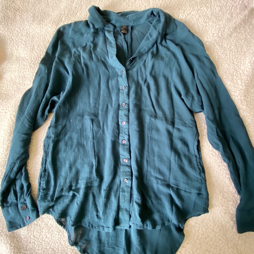 PrAna Hele Mai Shirt - Petrol Blue